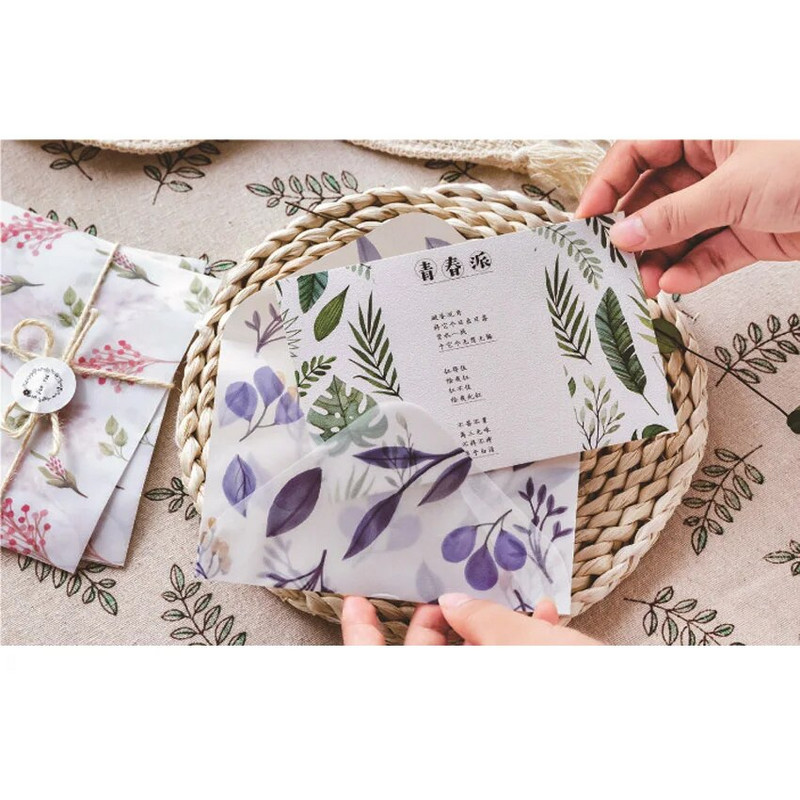 10 tk/partii Creative Four Seasons Sulphuric Acid paberümbrik juhuslikesse kontoritarvetesse, neli valikut