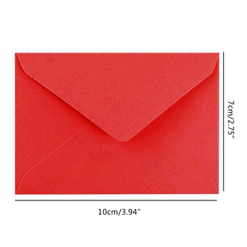 10 τμχ έγχρωμος φάκελος αποστολής Κενός Ευχαριστίες Κάρτες Φάκελος DIY για τιμολόγια γραφείου Προσωπικές επιστολές Απόθεση Αποστολή