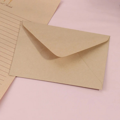 20 de bucăți, clasic, colorat, kraft, mini plicuri de hârtie pentru fereastră, plic pentru invitații de nuntă, plic pentru cadou