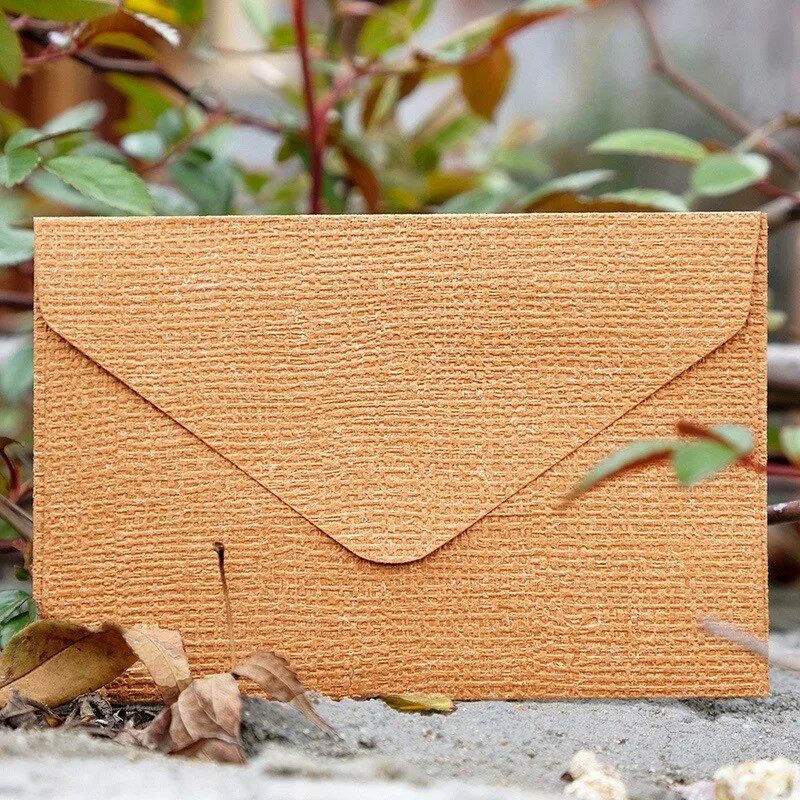 20 τμχ Μικρός φάκελος MINI Κενός φάκελος κάρτας μέλους ρετρό δυτικού τύπου από χάρτινη κάνναβη με υφή τριγώνου