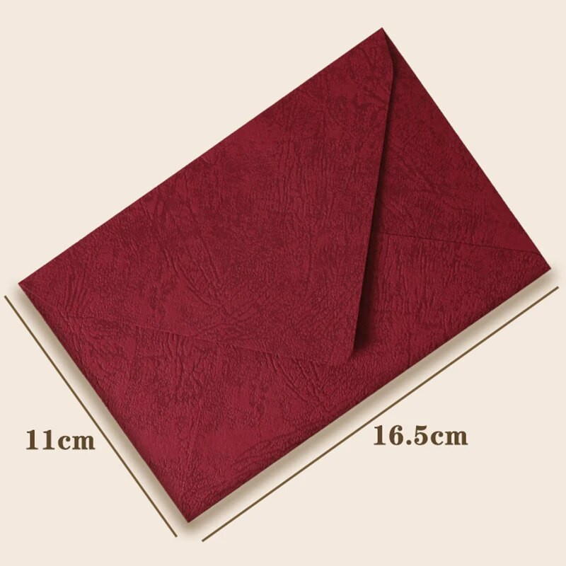 5 tk Vintage tekstuuriga ümbrikud Postkaart Kvaliteetsed kinkeümbrikud kirjaplokkidele Pulmakutse Korea kirjatarvete kontor