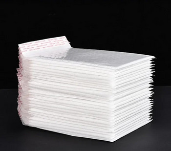 Бели мехурчета Поща Самозапечатващи се полиетиленови поща Подплатени пликове Водоустойчиви пликове за доставка Пликове с мехурчета за опаковане по пощата