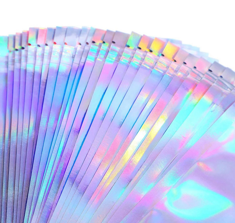 Pakartotinai užsegami lazeriniai užtrauktuku užsegami maišeliai, skirti karoliui Maisto laikymo maišeliai Maišeliai Pakavimo maišeliai Daugiafunkciniai burbuliniai laiškai