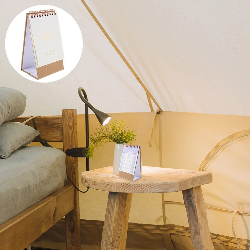 Okrenuti stolni kalendar za 2024. dan Kalendar s odbrojavanjem Uredski stolni kalendar Okrenuti stolni kalendar