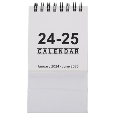 Mini stolni kalendar za 2024. Ukrasni stojeći kalendari Stolni stolni uredski papir