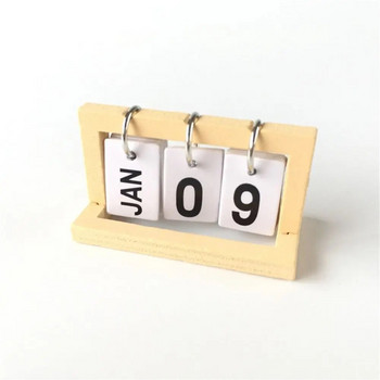 Мини календар Комплект за украса за офис бюро Стоящ настолен календар Работно бюро Декор Мини настолен календар