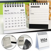 2024 Creative English Mini Calendar Decoration Office Student Home Paper Weekly Laud Notepad Planner Lauaarvuti Kingitus Kaasaskantav F1H5