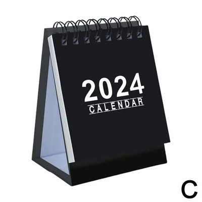 2024 Creative English Mini Calendar Decoration Office Student Home Paper Weekly Laud Notepad Planner Lauaarvuti Kingitus Kaasaskantav F1H5