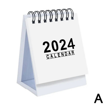 2024 Creative English Mini Calendar Decoration Office Student Home Paper Weekly Laud Notepad Planner Lauaarvuti Kingitus Kaasaskantav F1H5