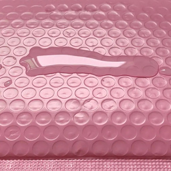 10 бр. Bubble Mailers Розови полиетиленови Bubble Mailer Самозапечатващи се подплатени пликове Подаръчни торби Черни опаковъчни чанти Консумативи за малък бизнес