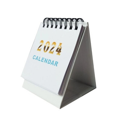 2024 Mini Desk Calendar Πολυλειτουργικά Στολίδια για Υπαλλήλους Γραφείου και Μαθητές με Αριθμούς Εβδομάδας Standing Calendars 896C
