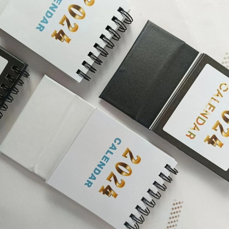 2024 Mini Desk Calendar Πολυλειτουργικά Στολίδια για Υπαλλήλους Γραφείου και Μαθητές με Αριθμούς Εβδομάδας Standing Calendars 896C