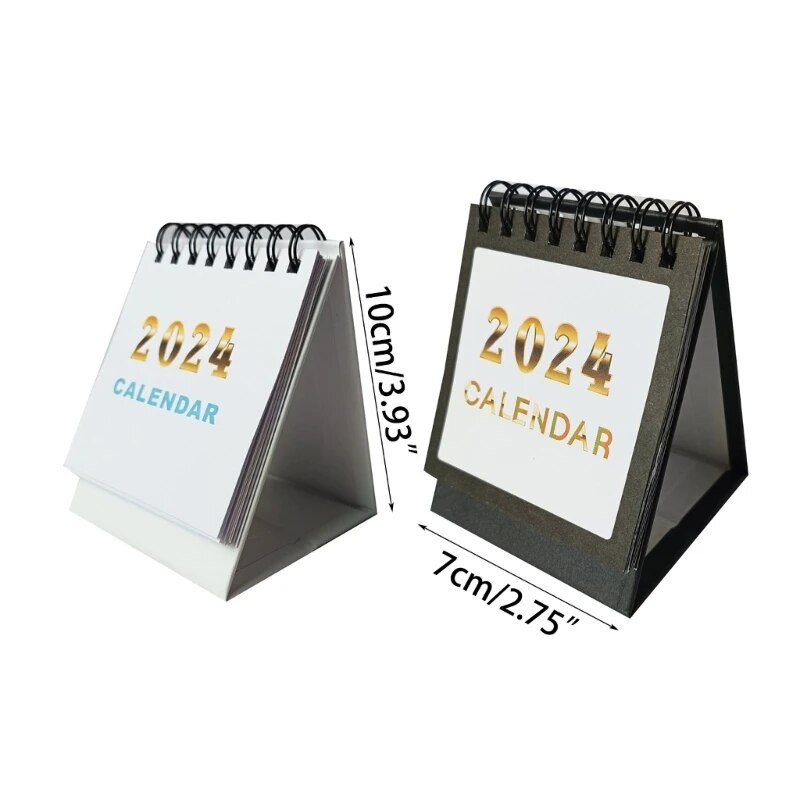 2024 Mini Desk Calendar Πολυλειτουργικά Στολίδια για Υπαλλήλους Γραφείου και Μαθητές με Αριθμούς Εβδομάδας Standing Calendars 896C
