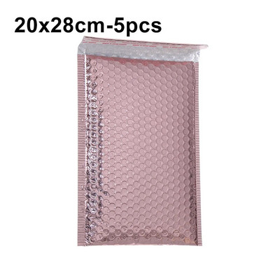 5 tk kuldne hõbedane lasermull ümbrik vahtfoolium postikott Holograafiline põrutuskindel postitaja ümbrikud kott kinkepakend