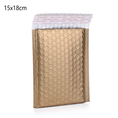 5 tk kuldne hõbedane lasermull ümbrik vahtfoolium postikott Holograafiline põrutuskindel postitaja ümbrikud kott kinkepakend