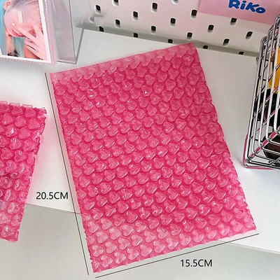 10 τμχ Σακούλες συσκευασίας αφρού Φάκελος PE Διαφανές προστατευτικό περιτύλιγμα Διαφανής τσάντα φυσαλίδων διπλής μεμβράνης Συσκευασία αντικραδασμικής προστασίας Καλύμματα αντικραδασμικής προστασίας