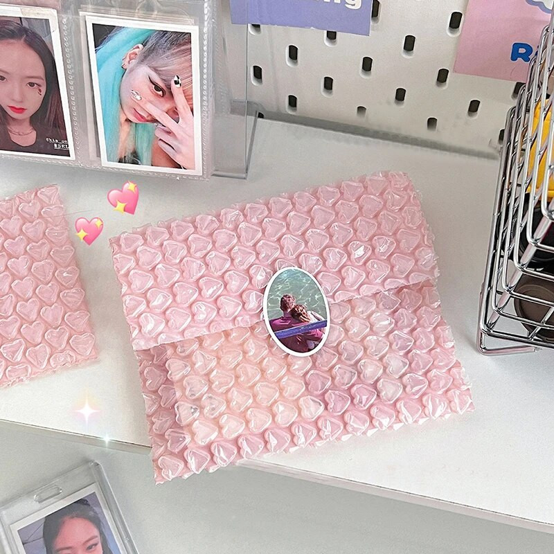 10 τμχ Σακούλες συσκευασίας αφρού Φάκελος PE Διαφανές προστατευτικό περιτύλιγμα Διαφανής τσάντα φυσαλίδων διπλής μεμβράνης Συσκευασία αντικραδασμικής προστασίας Καλύμματα αντικραδασμικής προστασίας