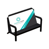 Βάση επαγγελματικής κάρτας Κάρτα αποθήκευσης Βιτρίνα σε σχήμα καναπέ Θήκη για επιτραπέζια κάρτα για έκθεση διακοσμητική μεταλλική κάρτα