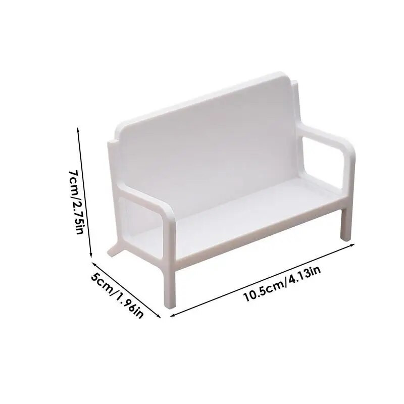 Βάση επαγγελματικής κάρτας Κάρτα αποθήκευσης Βιτρίνα σε σχήμα καναπέ Θήκη για επιτραπέζια κάρτα για έκθεση διακοσμητική μεταλλική κάρτα