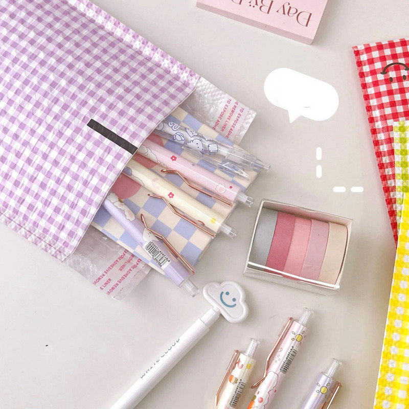 Sharkbang 10 τεμ./συσκευασία Smile Bubble Bags Gird Stationery packing bag φάκελος Mailer Αυτοκόλλητες τσάντες αποστολής Courier Mailers