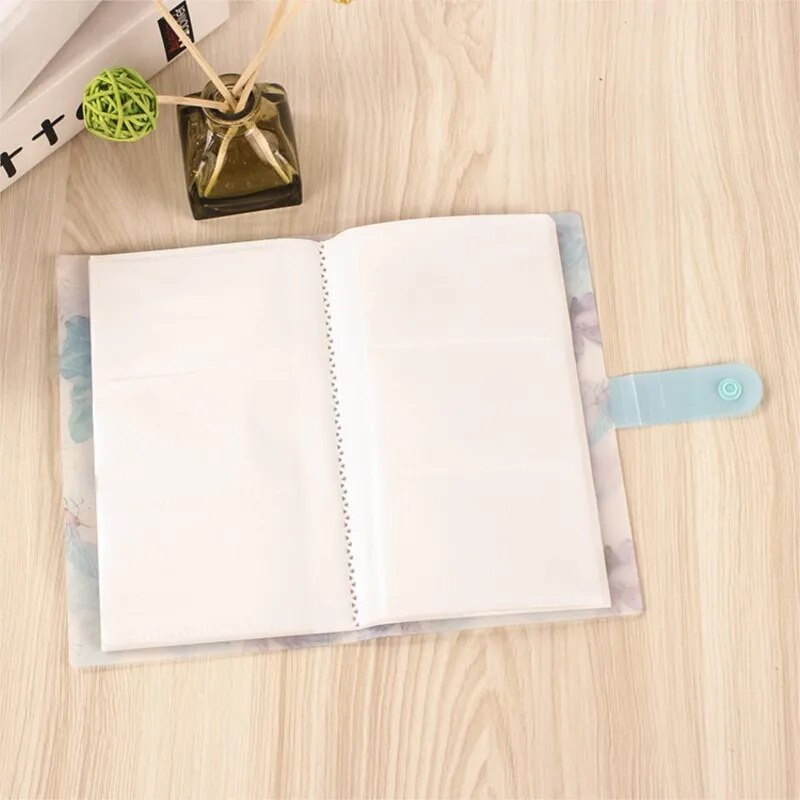 120 Slots Simple Storage Album for Small Sticker Sorted Nail Art Αυτοκόλλητο Βιβλίο Κάλυμμα λουλουδιών Αξεσουάρ Organizer Αξεσουάρ 3 χρωμάτων