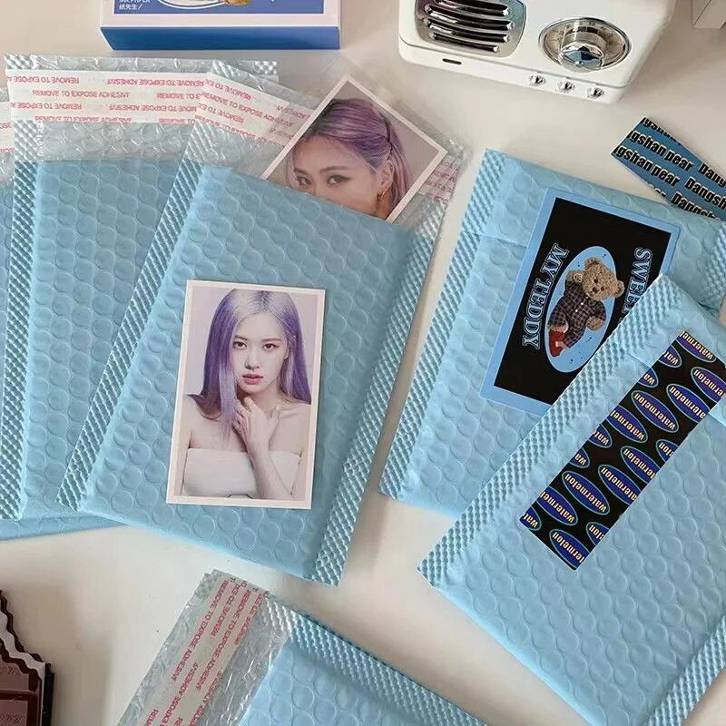 10 τεμ. Sky Blue Bubble φάκελοι Mailer Self Seal Ταχυδρομική τσάντα Bubble φάκελος Ευχετήρια κάρτα γάμου Τσάντα δώρου Φάκελοι αποστολής