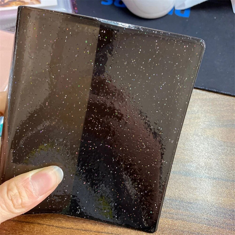 Multifunktsionaalne mängukaart 64 mahutavusega läbipaistev Blingi kaaneköitjad Albumid Kaardikaardid Minihoidik Fotoalbum