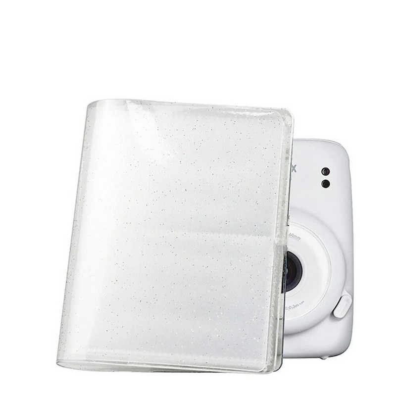 Multifunktsionaalne mängukaart 64 mahutavusega läbipaistev Blingi kaaneköitjad Albumid Kaardikaardid Minihoidik Fotoalbum