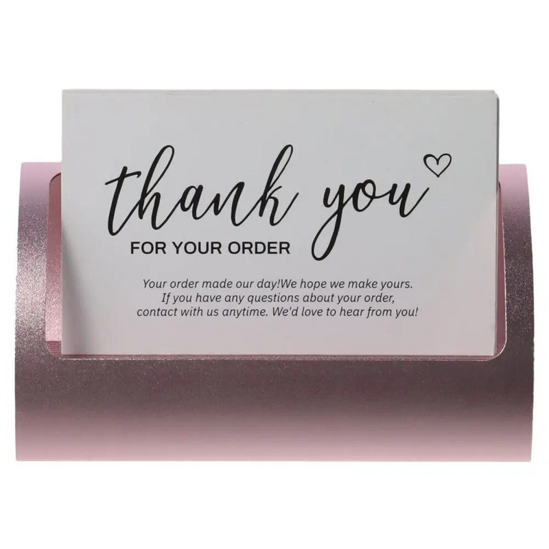 Creative Stand Αλουμινίου Rose Gold Αξεσουάρ γραφείου Μεταλλικές θήκες για κάρτες Γραφείο