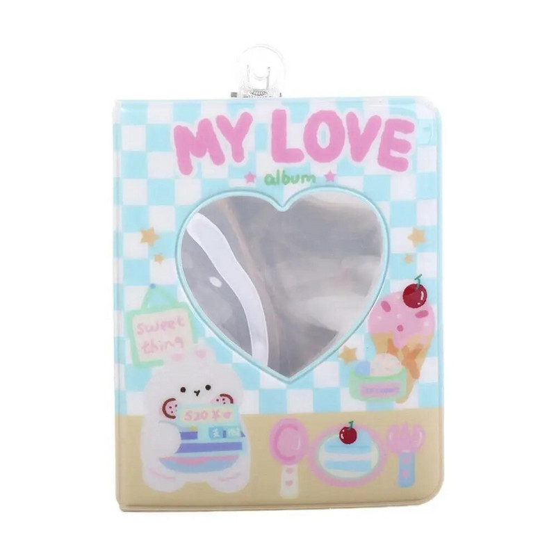 Cartoon Printed Card Holder 40 Grids 3 Inch Kpop 3 Inch Photo Album Collection Book Θήκη φωτογραφιών Θήκη για κάρτα Idol