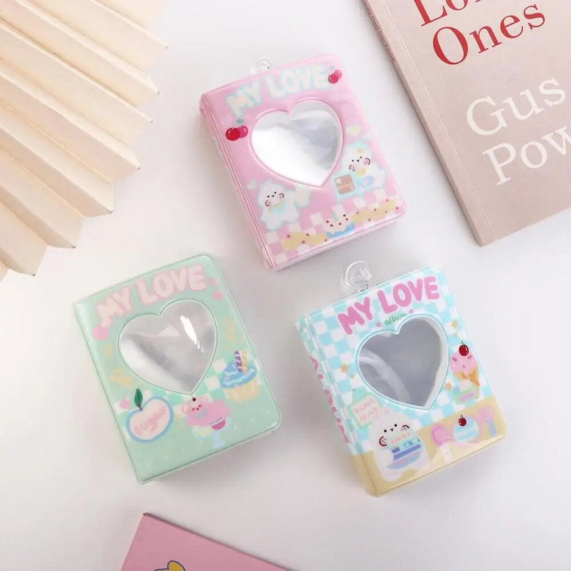 Cartoon Printed Card Holder 40 Grids 3 Inch Kpop 3 Inch Photo Album Collection Book Θήκη φωτογραφιών Θήκη για κάρτα Idol