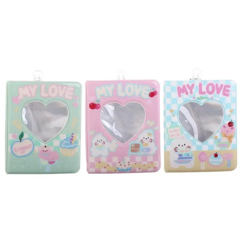 Cartoon Printed Card Holder 40 Grids 3 Inch Kpop 3 Inch Photo Album Collection Book Θήκη φωτογραφιών Θήκη για κάρτα Idol