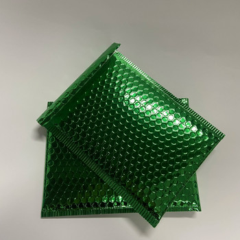 10 ΤΕΜ Green Poly Bubble Mailers Self Selling Gift Packing Heavy Duty Metallic Bubble Mailers Γεμισμένοι φάκελοι Τσάντες αποστολής