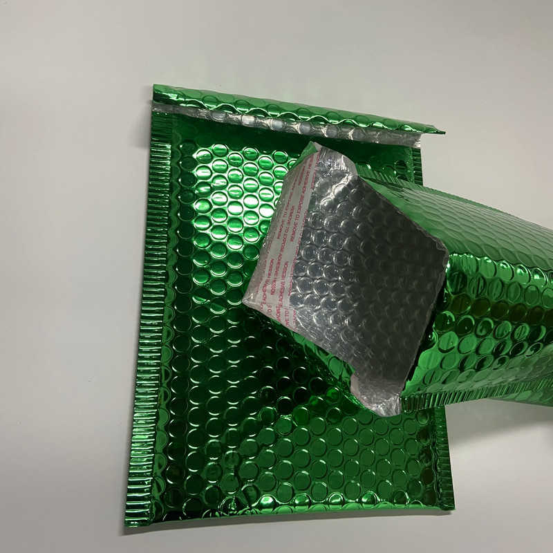 10 tk. Rohelised polümullpostitajad isesulguvad kingituste pakkimine Tugeva töövõimega metallist mullpostituspostid, polsterdatud ümbrikud, saatekotid