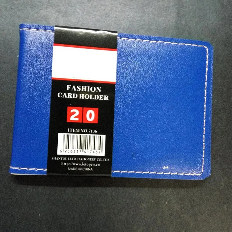 Επαγγελματική δερμάτινη θήκη πιστωτικής κάρτας Πορτοφόλι μόδας με μίνι κάλυμμα Θήκη κάρτας ταυτότητας Πορτοφόλι γραφείου Πολυλειτουργική φορητή κάρτα στοκ