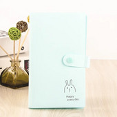 Διαφανές Κλιπ επαγγελματικών καρτών 120 καρτών με κουμπιά Κορέας 3 ιντσών φωτογραφιών επαγγελματικών καρτών