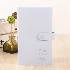 Διαφανές Κλιπ επαγγελματικών καρτών 120 καρτών με κουμπιά Κορέας 3 ιντσών φωτογραφιών επαγγελματικών καρτών