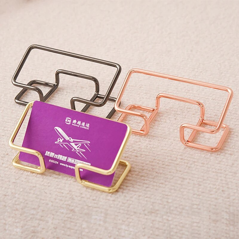 Vizītkaršu turētājs Galda kronšteins Karšu organizators Biroja dāvanu displeju turētāji