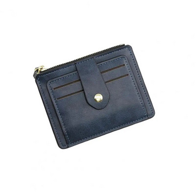 Μινιμαλιστικό πορτοφόλι Λεπτό πορτοφόλι πολλαπλών θέσεων Θήκη πιστωτικών καρτών από συνθετικό δέρμα Ανδρικό γυναικείο μπροστινό πορτοφόλι τσέπης Business