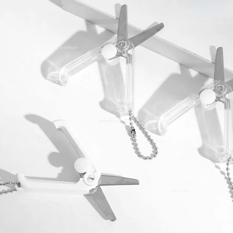 Kūrybinės mini nešiojamos sulankstomos žirklės Morandi paprastas popieriaus pjaustymo meno įrankis Stacionarios žirklės Biuro reikmenys mokykloms