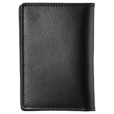 Melns vizītkaršu turētājs lielas ietilpības PU ādas karšu turētājs vārda kartes maka maciņa birojs