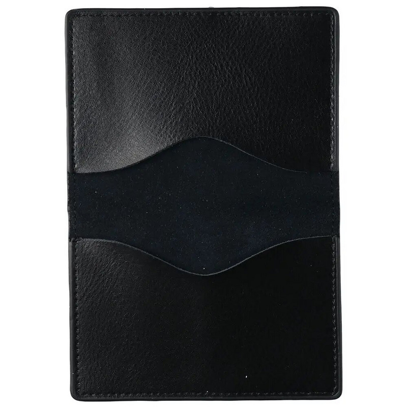 Melns vizītkaršu turētājs lielas ietilpības PU ādas karšu turētājs vārda kartes maka maciņa birojs