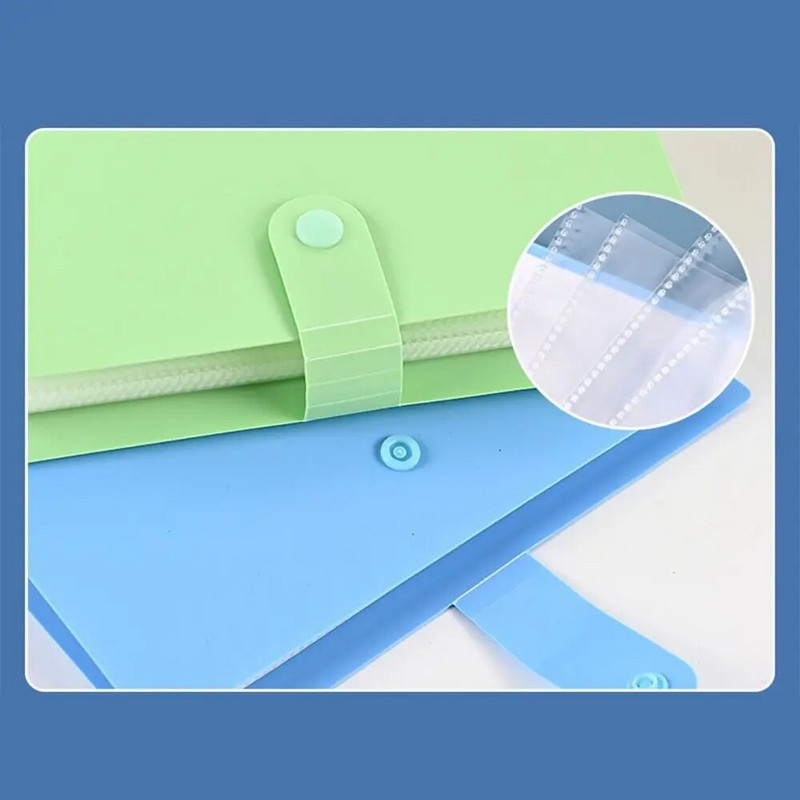 Nešiojamas didelės talpos pinigų saugojimo knyga korėjietiško stiliaus vandeniui atspari dulkėms bilietų kortelių knygos suvenyrų sąskaitų rinkėjas