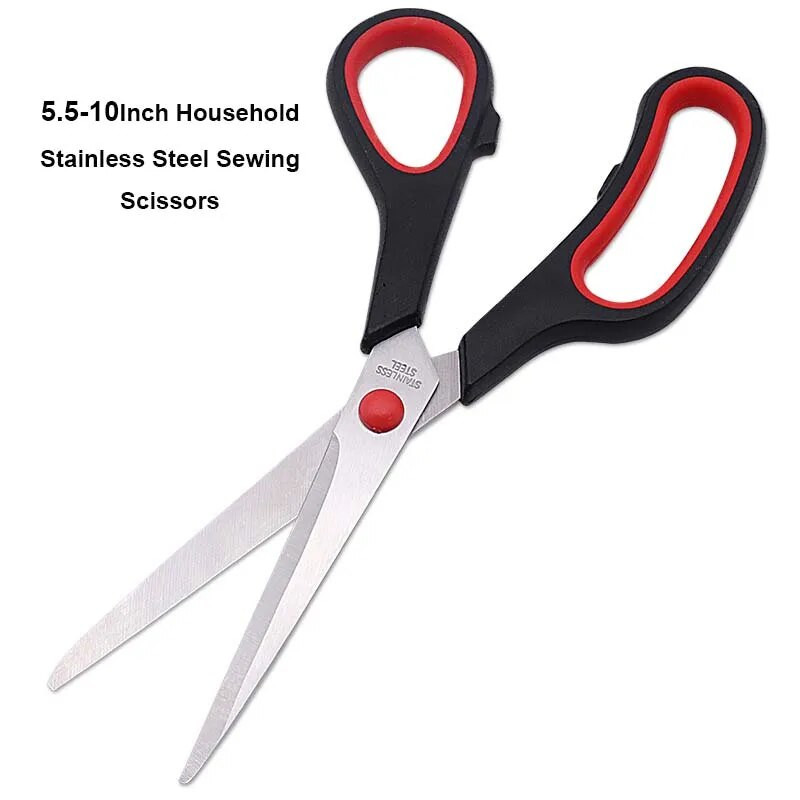 Nerūsējošā tērauda Tailor Šķēres Šūšanas Šķēres Plānam Audumam Papīrs Rokdarbi Griešana Izšūšana Diega adīšana Šujrīks