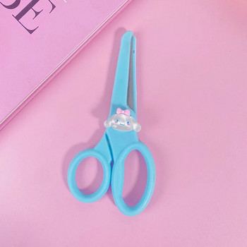 Cute Cartoon Student Round Head Safety Scissors for DIY Paper Cutting Handcrafts Portable Art Scissors Scissors Office