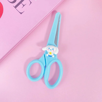 Slatke studentske crtiće Sigurnosne škare okrugle glave za DIY rezanje papira Rukotvorine Prijenosne umjetničke škare Ured