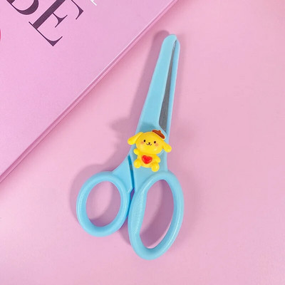Slatke studentske crtiće Sigurnosne škare okrugle glave za DIY rezanje papira Rukotvorine Prijenosne umjetničke škare Ured