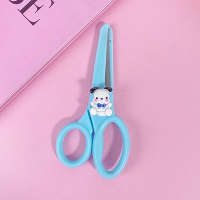 Slatke studentske crtiće Sigurnosne škare okrugle glave za DIY rezanje papira Rukotvorine Prijenosne umjetničke škare Ured