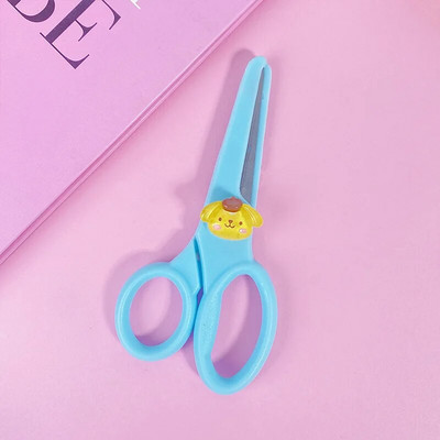 Slatke studentske crtiće Sigurnosne škare okrugle glave za DIY rezanje papira Rukotvorine Prijenosne umjetničke škare Ured