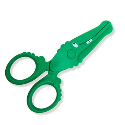 1 gabalas animacinių filmų mažos žirklės, plastikinės darželio vadovas, apvalios galvos saugos, vaikų žirklės